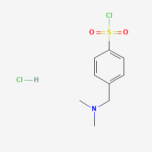 4-[(Dimethylamino)methyl]benzene-1-sulfonyl chloride hydrochloride