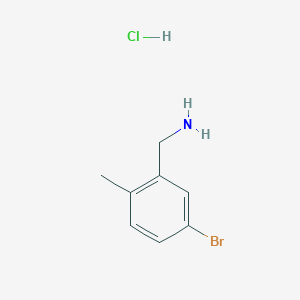 (5-Bromo-2-methylphenyl)methanamine hydrochloride