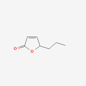 molecular formula C7H10O2 B13794879 5-Propylfuran-2(5H)-one CAS No. 57681-53-5