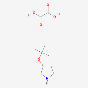 (3R)-3-(tert-butoxy)pyrrolidine, oxalic acid