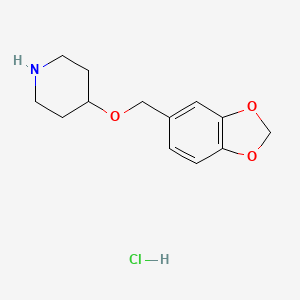 4-(Benzo[d][1,3]dioxol-5-ylmethoxy)piperidine hydrochloride