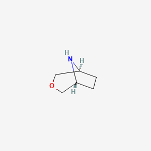 molecular formula C6H11NO B13794917 (1R,5S)-3-oxa-8-azabicyclo[3.2.1]octane 