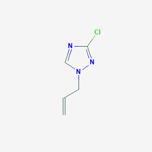 molecular formula C5H6ClN3 B1379494 1-allyl-3-chloro-1H-1,2,4-triazole CAS No. 1785763-47-4