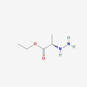 molecular formula C5H12N2O2 B13794941 ethyl (2S)-2-hydrazinylpropanoate 