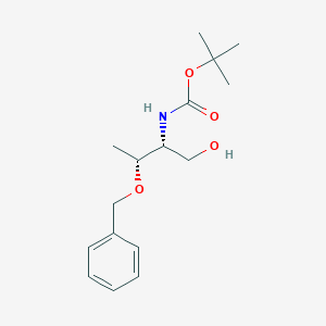 molecular formula C16H25NO4 B137950 tert-Butyl ((2R,3R)-3-(benzyloxy)-1-hydroxybutan-2-yl)carbamate CAS No. 133565-43-2