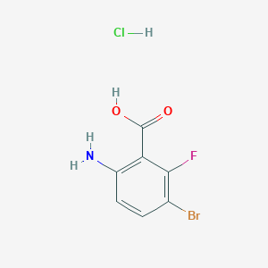 6-Amino-3-bromo-2-fluorobenzoic acid hydrochloride