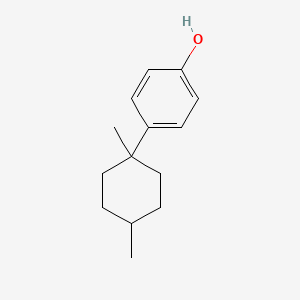 molecular formula C14H20O B13795027 4-(1,4-Dimethylcyclohexyl)phenol 