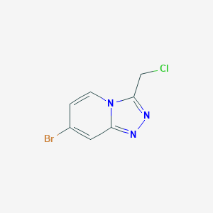 7-Bromo-3-(chloromethyl)-[1,2,4]triazolo[4,3-a]pyridine