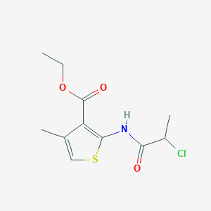 Ethyl 2-(2-chloropropanamido)-4-methylthiophene-3-carboxylate