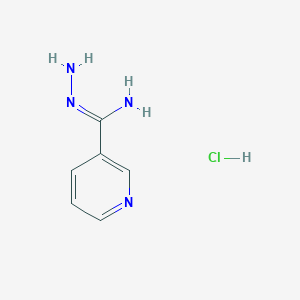 N-aminopyridine-3-carboximidamide hydrochloride