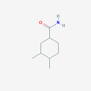 molecular formula C9H17NO B13795157 Cyclohexanecarboxamide, 3,4-dimethyl- 