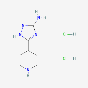 5-Piperidin-4-YL-4H-1,2,4-triazol-3-amine dihydrochloride