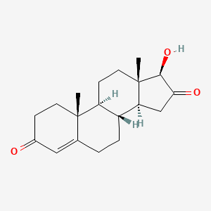 molecular formula C19H26O3 B13795195 17beta-Hydroxyandrost-4-ene-3,16-dione 