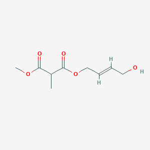 molecular formula C9H14O5 B13795234 Dimethyl (4-hydroxy-2-butenyl) malonate 