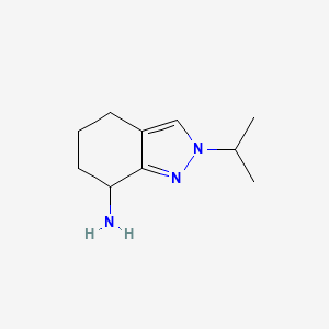 2-(propan-2-yl)-4,5,6,7-tetrahydro-2H-indazol-7-amine
