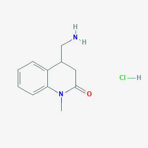 4-(Aminomethyl)-1-methyl-3,4-dihydro-2(1H)-quinolinone hydrochloride