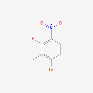 1-Bromo-3-fluoro-2-methyl-4-nitrobenzene
