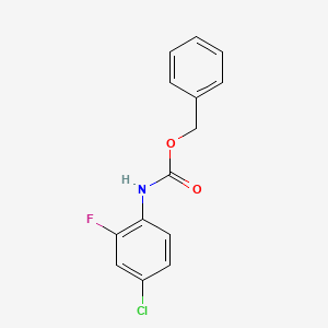 Benzyl N-(4-chloro-2-fluorophenyl)carbamate