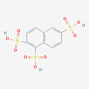 molecular formula C10H8O9S3 B13795415 Naphthalene-1,2,6-trisulfonic acid CAS No. 27870-20-8
