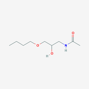 molecular formula C9H19NO3 B13795421 N-(3-Butoxy-2-hydroxypropyl)acetamide 