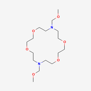 molecular formula C16H34N2O6 B13795430 N,N'-Bis-(methoxymethyl)diaza-18-crown-6 
