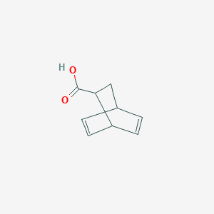 molecular formula C9H10O2 B13795455 Bicyclo[2.2.2]octa-5,7-diene-2-carboxylic acid CAS No. 70209-68-6