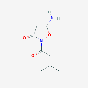 5-amino-2-(3-methylbutanoyl)isoxazol-3(2H)-one