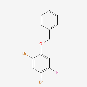 1-(Benzyloxy)-2,4-dibromo-5-fluorobenzene