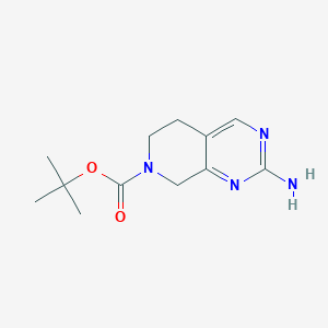 tert-Butyl 2-amino-5,6-dihydropyrido[3,4-d]pyrimidine-7(8H)-carboxylate