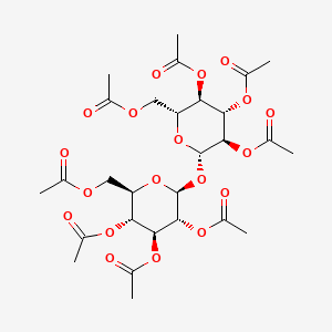 molecular formula C28H38O19 B13795549 beta,betaTREHALOSE OCTAACETATE 