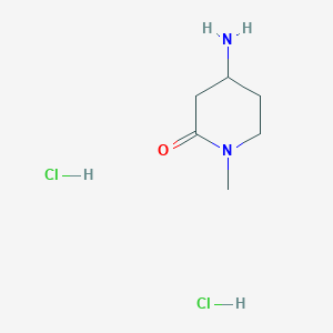 4-Amino-1-methylpiperidin-2-one dihydrochloride