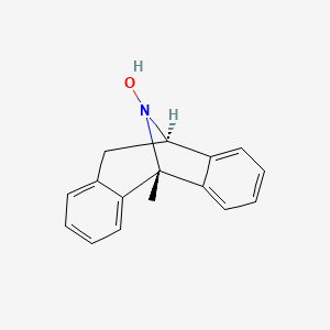 molecular formula C16H15NO B13795565 10,11-Dihydro-12-hydroxy-5-methyl-5H-dibenzo[a,d]cyclohepten-5,10-imine 