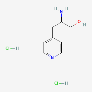 molecular formula C8H14Cl2N2O B1379563 2-Amino-3-(pyridin-4-yl)propan-1-ol dihydrochloride CAS No. 1797171-56-2