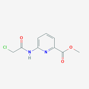 molecular formula C9H9ClN2O3 B1379569 Methyl 6-(2-chloroacetamido)pyridine-2-carboxylate CAS No. 1803601-20-8
