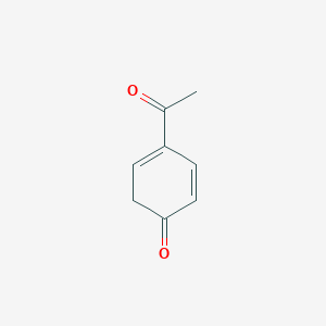 molecular formula C8H8O2 B13795701 2,4-Cyclohexadien-1-one, 4-acetyl-(9CI) 