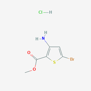 3-Amino-5-bromo-thiophene-2-carboxylic acid methyl ester hydrochloride