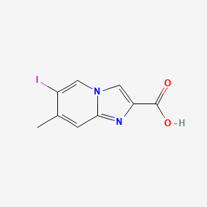 6-Iodo-7-methyl-imidazo[1,2-a]pyridine-2-carboxylic acid