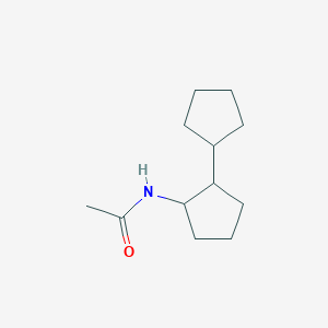 molecular formula C12H21NO B13795833 N-[[1,1'-Bi(cyclopentane)]-2-yl]acetamide CAS No. 61423-37-8