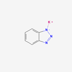 molecular formula C6H4KN3 B13795840 1H-Benzotriazole, potassium salt CAS No. 51126-65-9