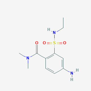 4-amino-2-(ethylsulfamoyl)-N,N-dimethylbenzamide