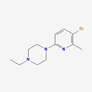 1-(5-Bromo-6-methylpyridin-2-yl)-4-ethylpiperazine