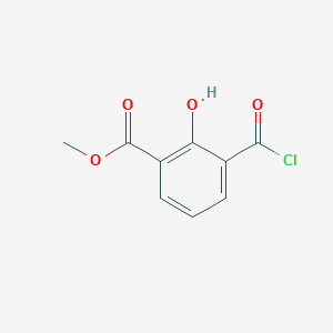 molecular formula C9H7ClO4 B13795956 Methyl 3-(chlorocarbonyl)-2-hydroxybenzoate CAS No. 97070-49-0