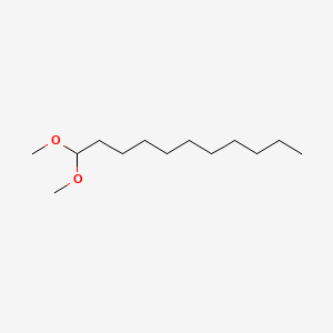 molecular formula C13H28O2 B13795974 Undecane, 1,1-dimethoxy- CAS No. 52517-67-6