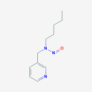 molecular formula C11H17N3O B013796 N'-Nitrosopentyl-(3-picolyl)amine CAS No. 124521-15-9