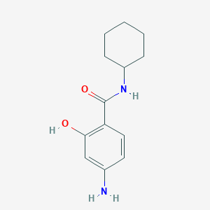 4-amino-N-cyclohexyl-2-hydroxybenzamide