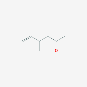 molecular formula C7H12O B13796119 4-Methylhex-5-en-2-one CAS No. 61675-14-7