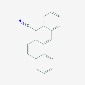 molecular formula C19H11N B13796127 Benz(a)anthracene, 7-cyano- CAS No. 7476-08-6