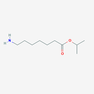 molecular formula C10H21NO2 B13796147 Propan-2-yl 7-aminoheptanoate CAS No. 7790-12-7
