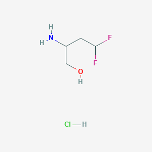 2-Amino-4,4-difluorobutan-1-ol hydrochloride
