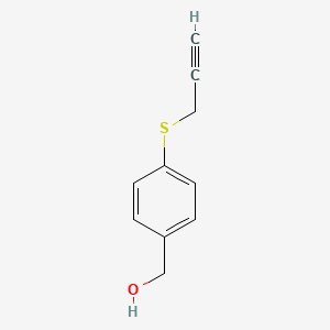 molecular formula C10H10OS B1379617 [4-(Prop-2-yn-1-ylsulfanyl)phenyl]methanol CAS No. 1564915-65-6